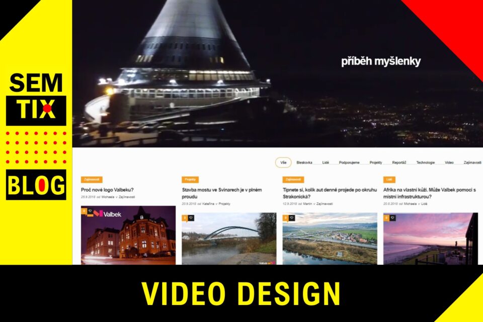 Použití videa na pozadí webů